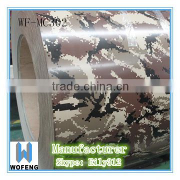 camouflage steel sheet aluzinc steel coil for roofing material