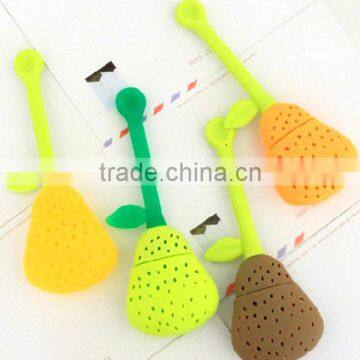 Silicone Tea Infuser Silicone Tea Bag Pear Shape Tea Infuser Bottle