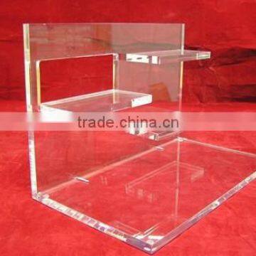 Custom Acrylic Cosmetic Display Store Counter Acrylic Furnitures for Cosmetic Display photo-2