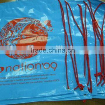 Plastic Backpack Drawstring Bag