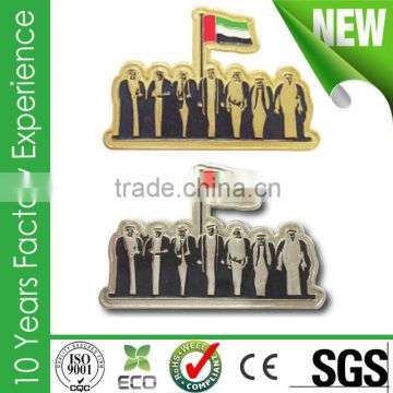 Wholesale custom cheap enamel magnetic national souvenir pin badge