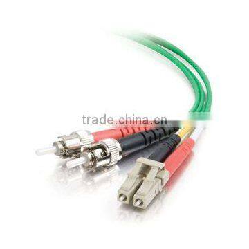 5m LC-ST 62.5/125 OM1 Duplex Multimode Fiber Optic Cable (Plenum-Rated)