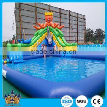 Latest fairground rides playground equipment children inflatable swimming pool