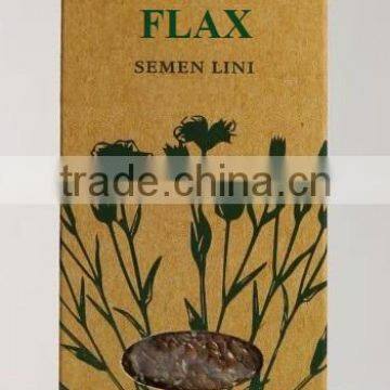 Flax Herb, Natural Product, Loose and Packaged. Private Label Available. Made in EU