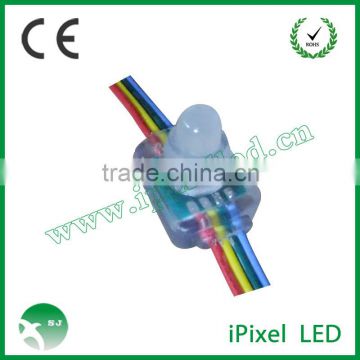 12mm diffused flat digital rgb led pixel string lighting ws2801 chip