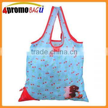 Strawberry folding shopping bag