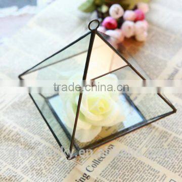 Round Terrarium Glass. Geometric Glass Terrarium Wholesale Container photo-2