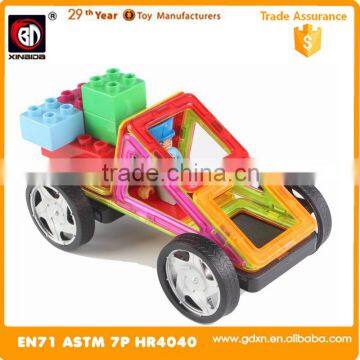 construction plastic building blocks magnetic connector toys magical magnet 32 pcs
