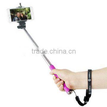 cell phone flexible monopod buletooth portable selfie stick for IOS android