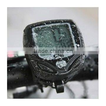 2016 wireless bicycle computer multi function exercise bike speedometer