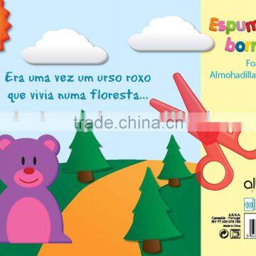 eva foam sheet in collors,eva foamy,eva foamie,children crafts,scissors practicing