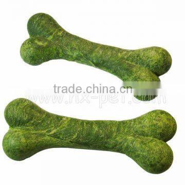 dog chew: mint flavored green bones