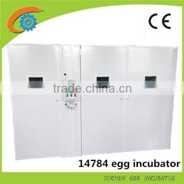 CE apprpved Top Selling Ouchen industrial automatic 14784 chicken egg incubator 15000 eggs incubator industrial for chick