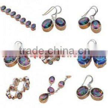 Handmade Indian Mystic Topaz Jewellery Wholesale High Quality Fashion Jewelry Bracelets