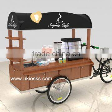 High Quality Beautiful Mobile Food Cart Design for Outdoor