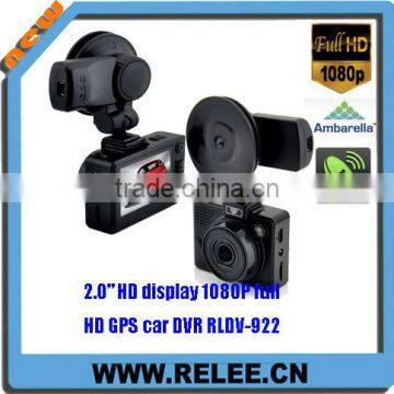 2013 New!2.0" LCD H.264 gps G-sensor 1080p car dvr black box