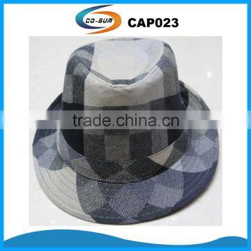 wholesale plaid twill cotton kids hat