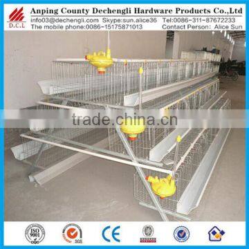 ISO9001 High quality Hot galvalized poultry layer cage