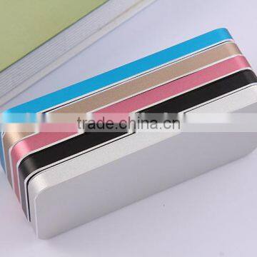 ultra thin aluminium alloy power bank 6000mah smartphone shape