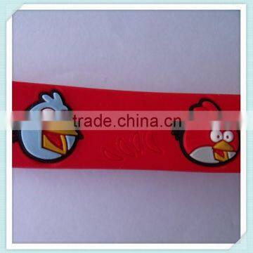 New Products-cartoon Soft Pvc Rubber Bracelet for Kids Gifts