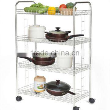 2016 4 layers standing kitchen racks