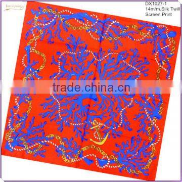 Fashion 100% Silk Handkerchief