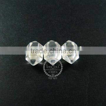 23*13mm 925 Sterling Solid Silver Transparent Natural Druzy Crystal Quartz Pendant Charm DIY Jewelry Findings Supplies 1800143