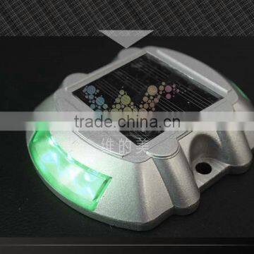 Factory Price Aluminum Road Markers 3M Reflective Green Led Road Stud photo-5