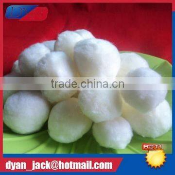 DYAN china raw white polyester staple fiber ball