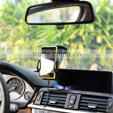 Qi-standard Wireless Charging Pad+ Car Dashboard/Windshield/Air Vent Mount Holder For Smartphones photo-5