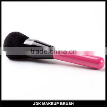 Round Shape Stippling Brush, Large Powder Brush Wholesale, Flex Powder Brush with Fushia Handle