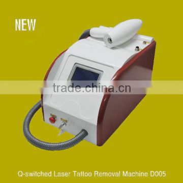 Tattoo,coffee spot, birthmark, age pigment, freckles removal laser machine-D005 Beauty equipment with Best service