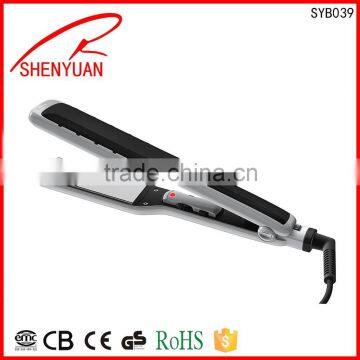 Fashion Design Factory Price Professional Hair Straightener 100% Cememic Plate Ptc Heater Made in China photo-2