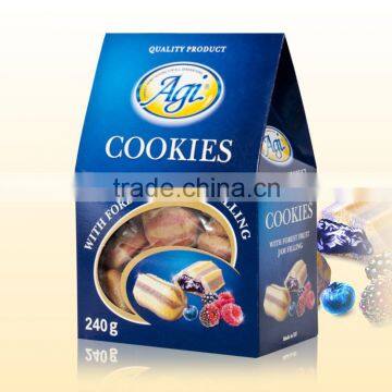 AGI COOKIES with forest fruit jam filling 0,240 kg