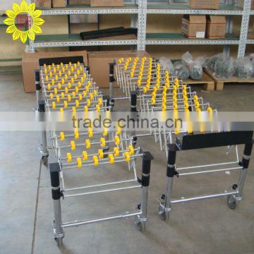 Flexible Steel / Plastic Roller Conveyor