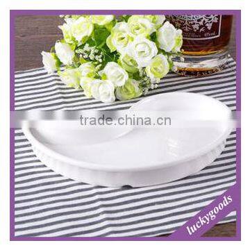 Cheap White Hotel Resin Oblong Dish Plate for Sale photo-3