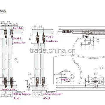 Soft Close Sliding Wardrobe Door Fittings System photo-6