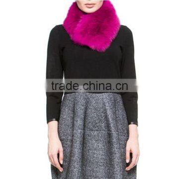 High quality elegant customize color whole fox fur collar