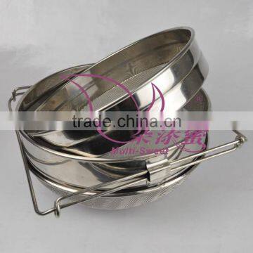 Stainless steel double level honey filter honey stainer