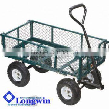 Heavy duty 4 wheel metal hand trolley