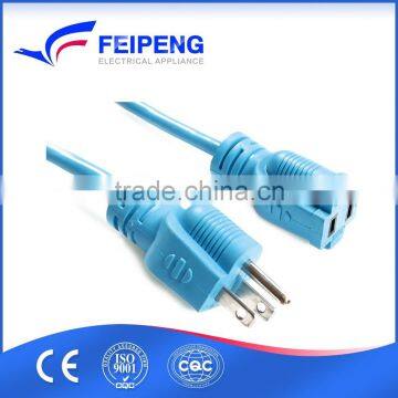 Blue 100Ft PVC China Power Extension Cord