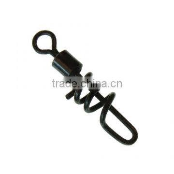 Anti-glare black corkscrew swivel carp fishing accessories