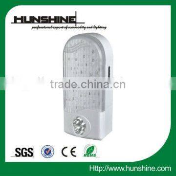 hot white portable abs emergency light with 38+5+3 led