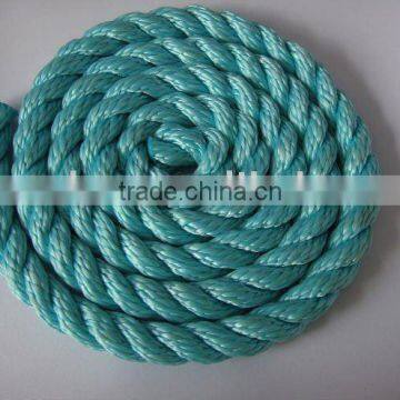 3-strand 12mm green PP rope