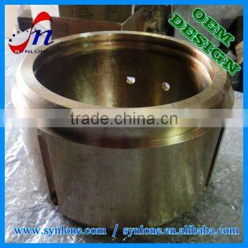 OEM precision casting bushing cylinder, Custom bronze casting