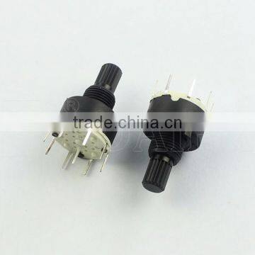RS16-1-8 Plastic Black Mini 8 Position Rotary Switch photo-2