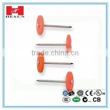 Most Popular Plastic Cap Ring Shank Roofing Nail