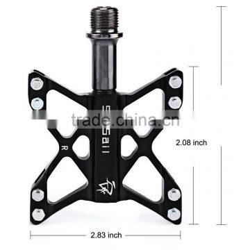 SETSAIL 068 Cycling Pedals Aluminum Skidproof Fixed Gear Profession Mountain Bike Downhill Pedals 3 Bearing Butterfly Shape photo-4
