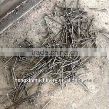 automatic scrap steel bar recycling machine for processing iron nail