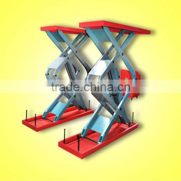 Stationary hydraulic car scissor lift